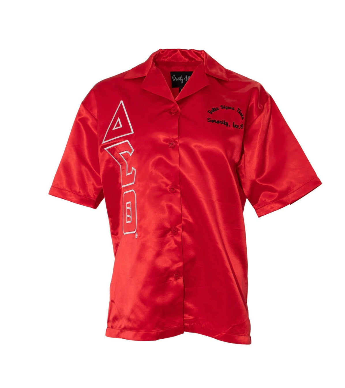 Final Sale Redz Satin Shirt