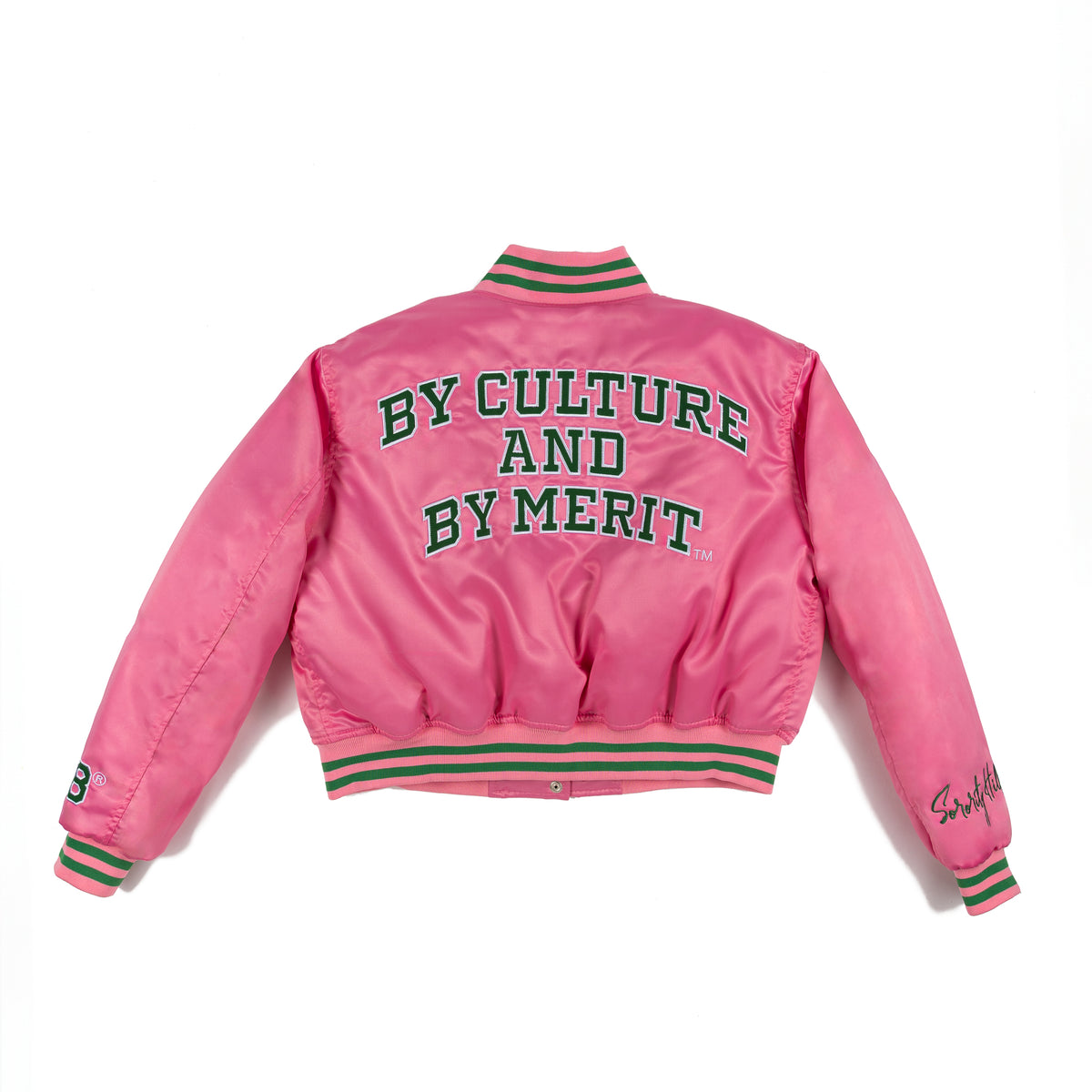 To Be An AKA Pink Vintage Bomber