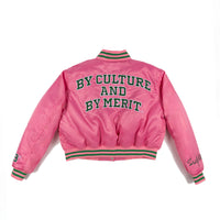 To Be An AKA Pink Vintage Bomber