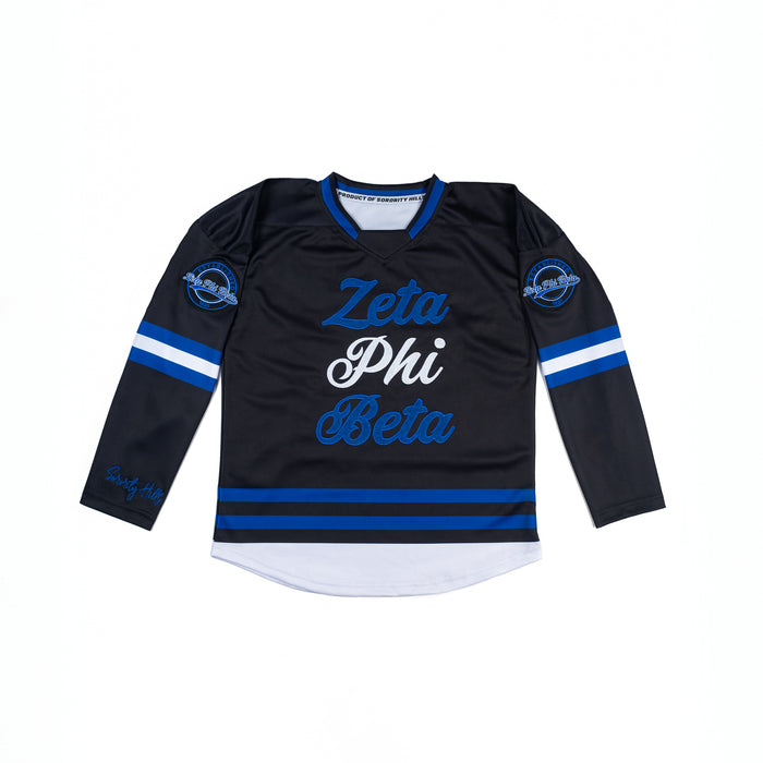 Vintage Zeta Black Hockey Jersey