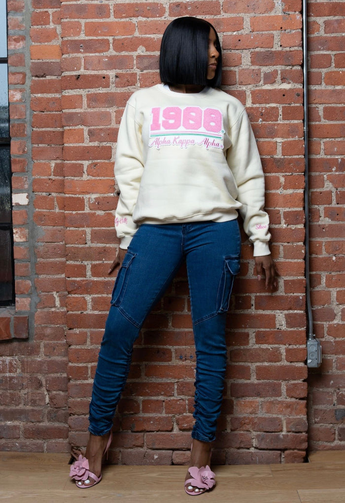 Sale Cream Of The Crop pink 1908 Crewneck