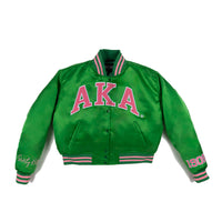 To Be An AKA Green Vintage Bomber