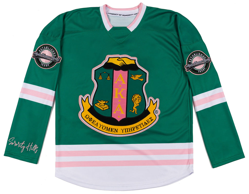 Sorority Hockey Jersey - Chi Eta Phi Dashiki Hockey Jersey