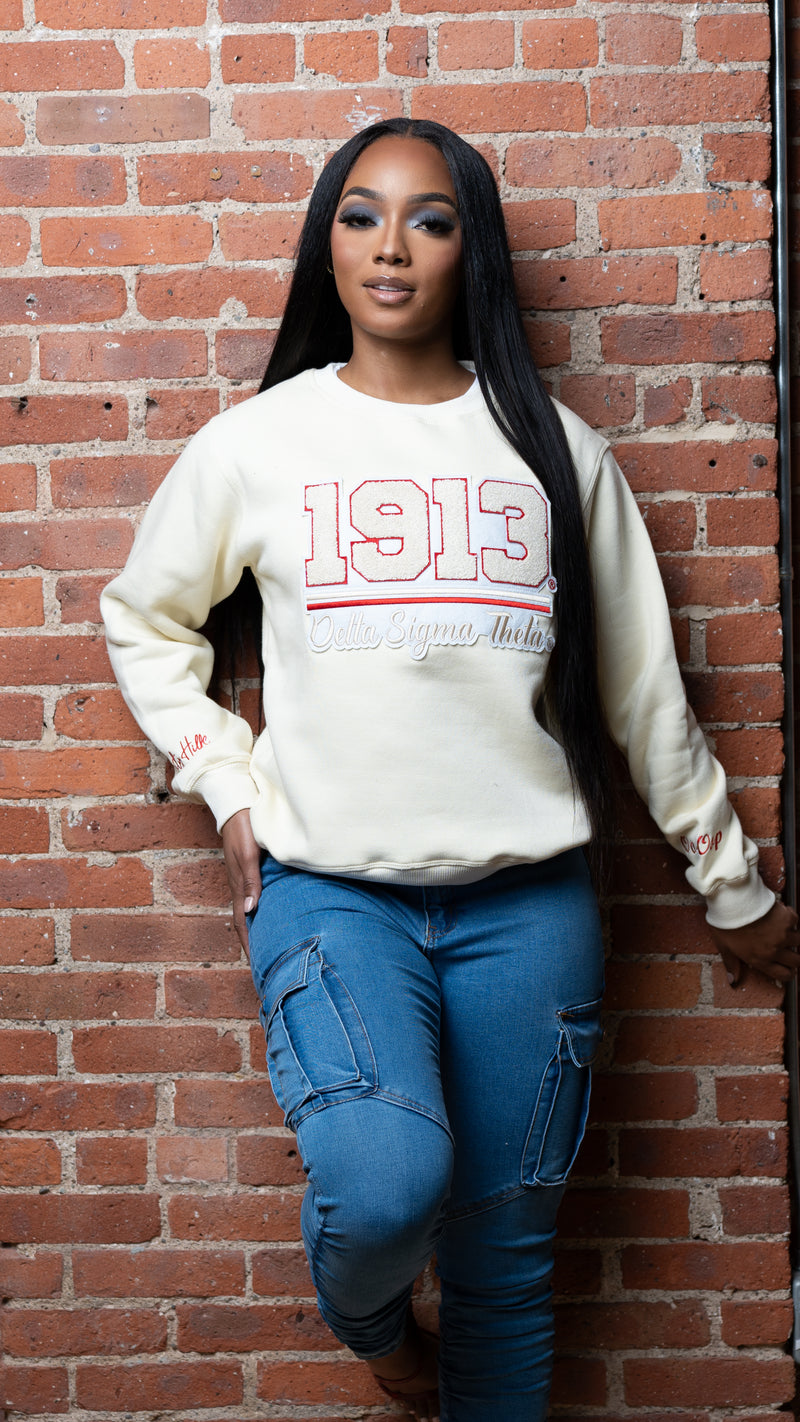 Sale Cream Of The Crop 1913 Crewneck