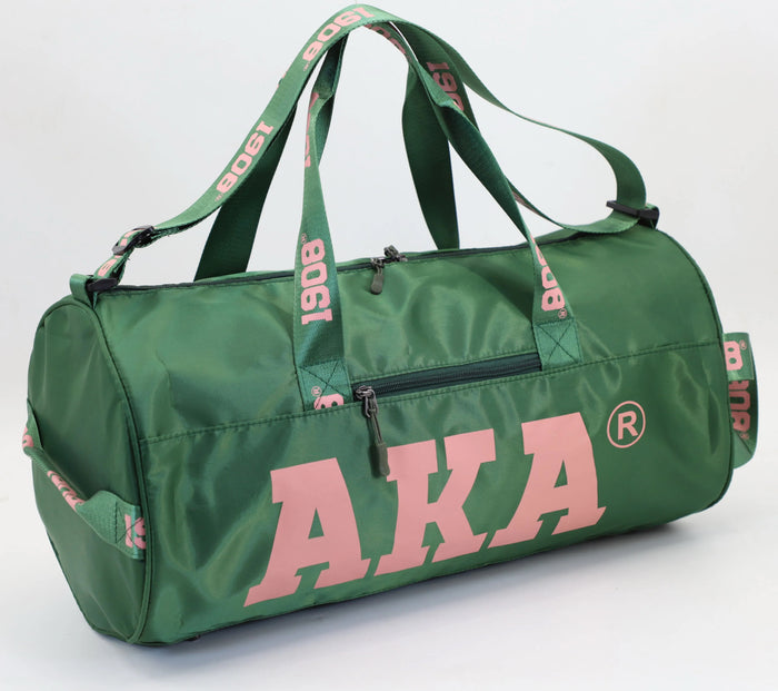 AKA Hunter Green Medium Training Duffel Bag (Nylon)