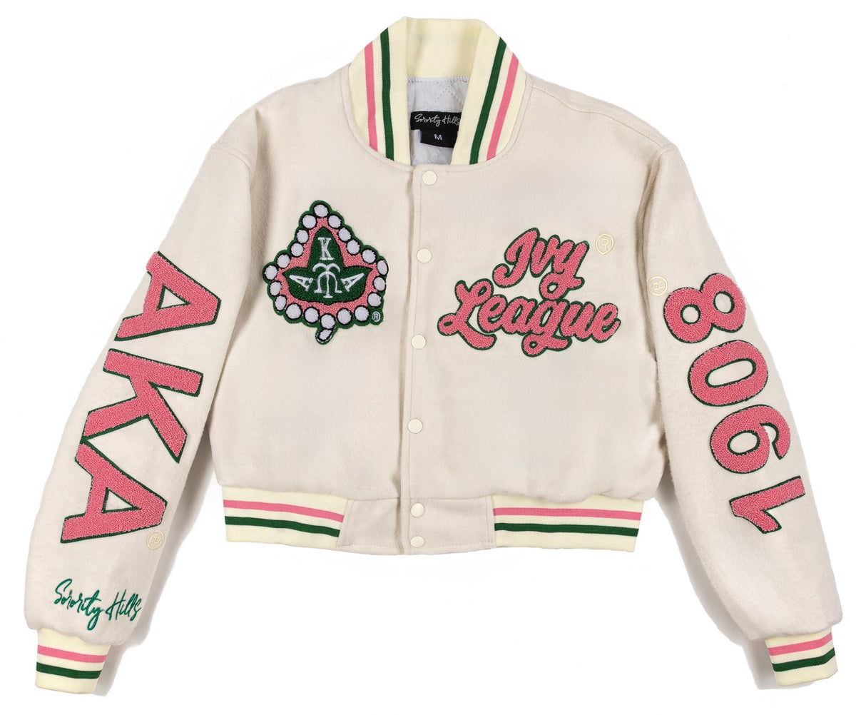 Kream of the Crop Ivy League Crop Varsity