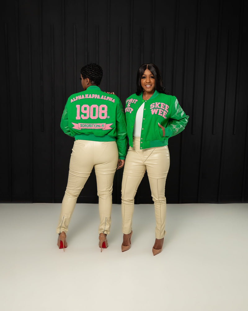 Double Ivy Crop Varsity