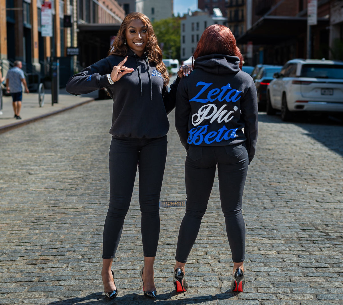 Sale Finer Woman Zeta Phi Beta Noire Hoodie