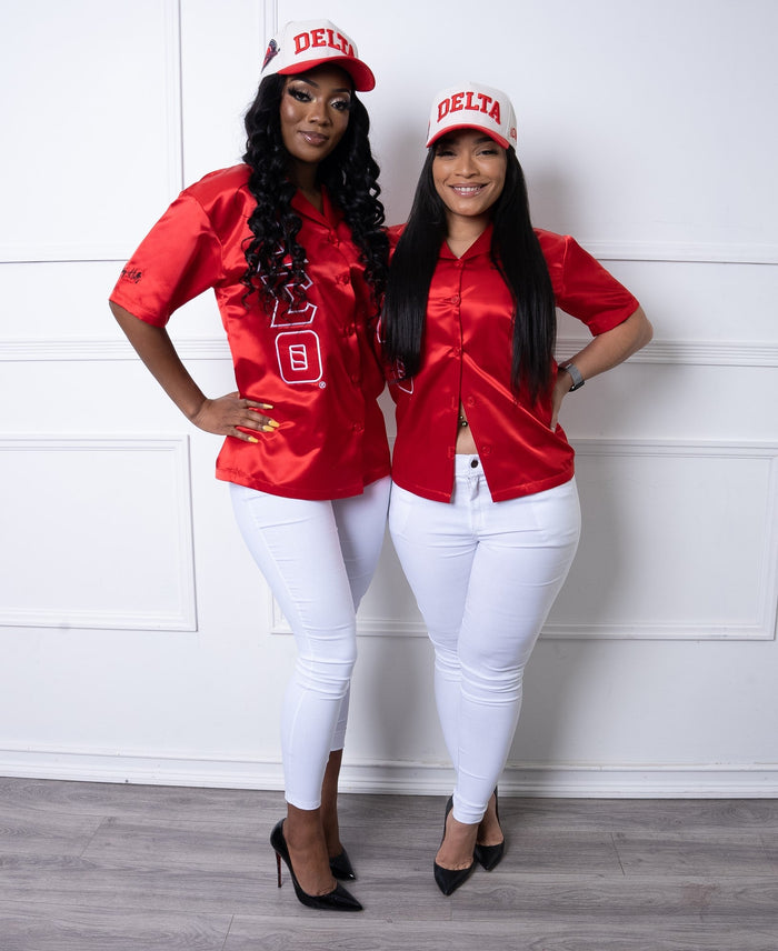 Final Sale Redz Satin Shirt