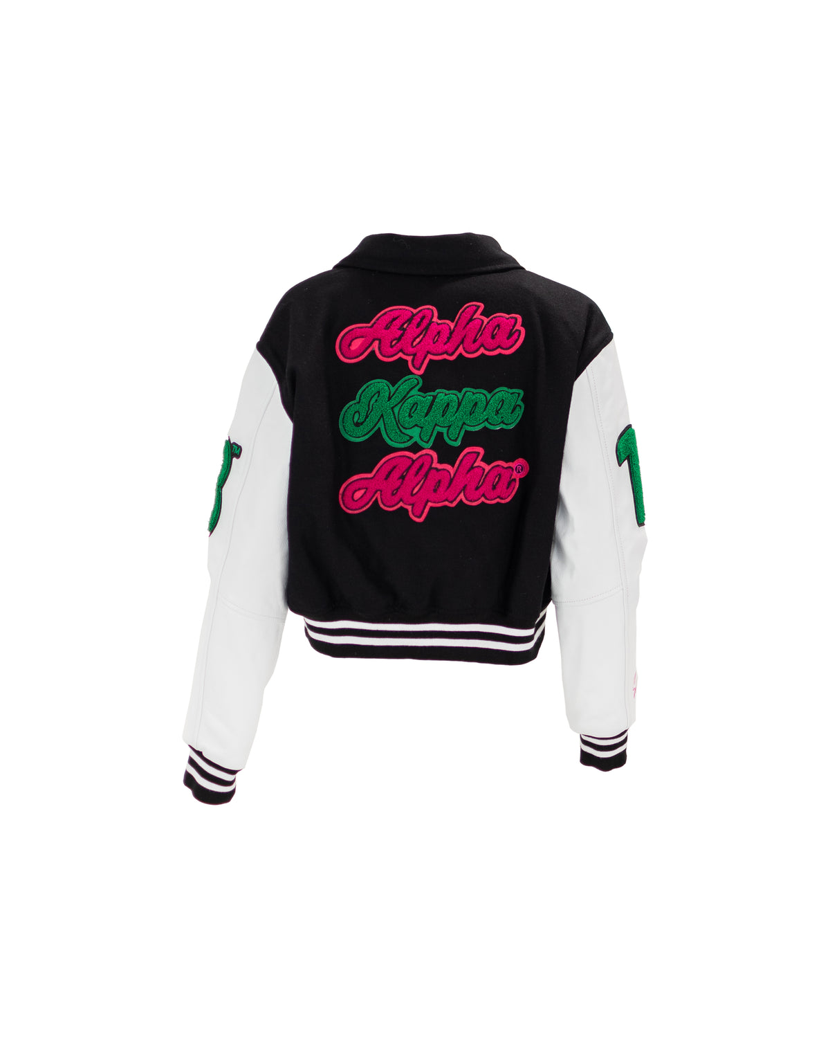 Opposites Attract Crop Varsity Jacket | Sorority Hills