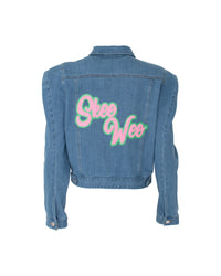 Final Sale Skee Wee Pink Denim Oversize Denim Jean Jacket