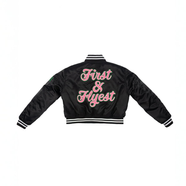 AKA Noire First & Flyest Vintage Bomber