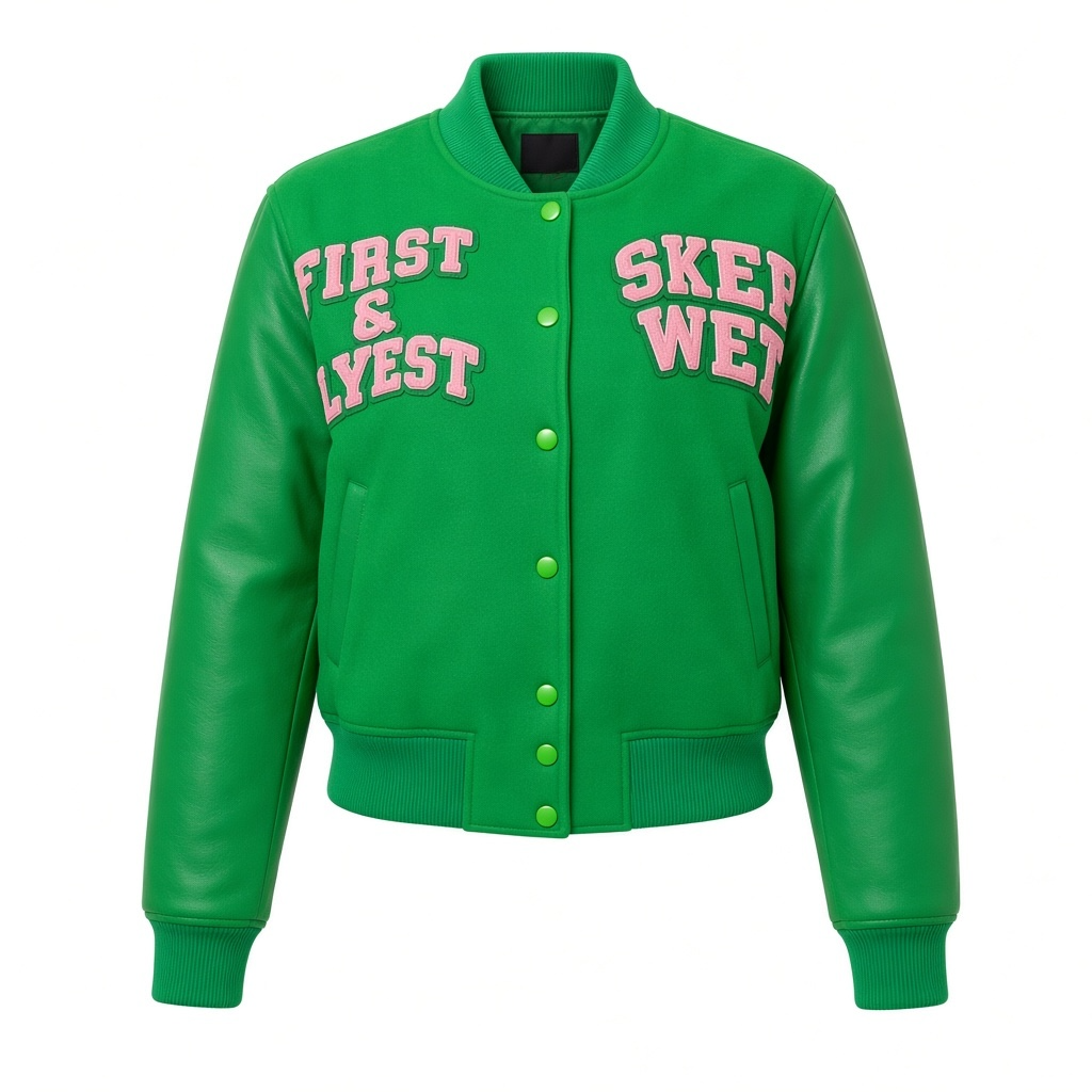 Double Ivy Crop Varsity