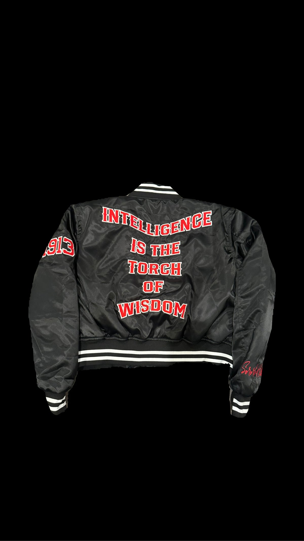 To Be A Delta Noire Vintage Bomber