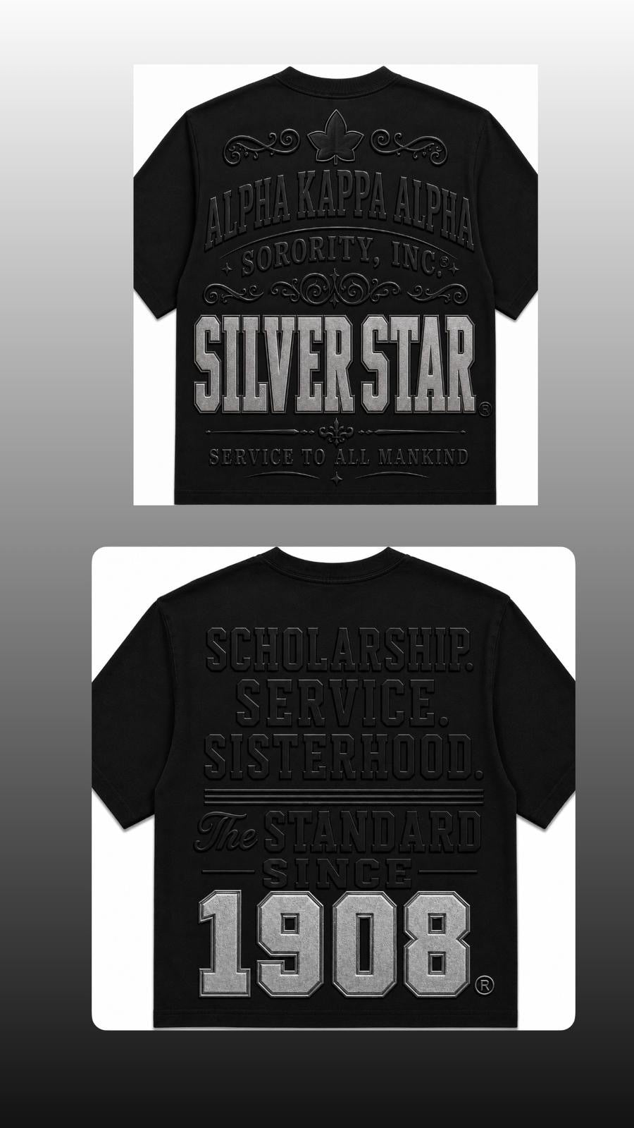 Silver Noire 1908 Graphic Tshirt