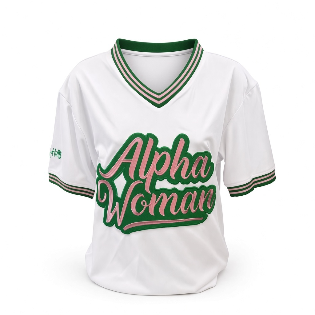 Alpha Woman Green Dri-fit Jersey