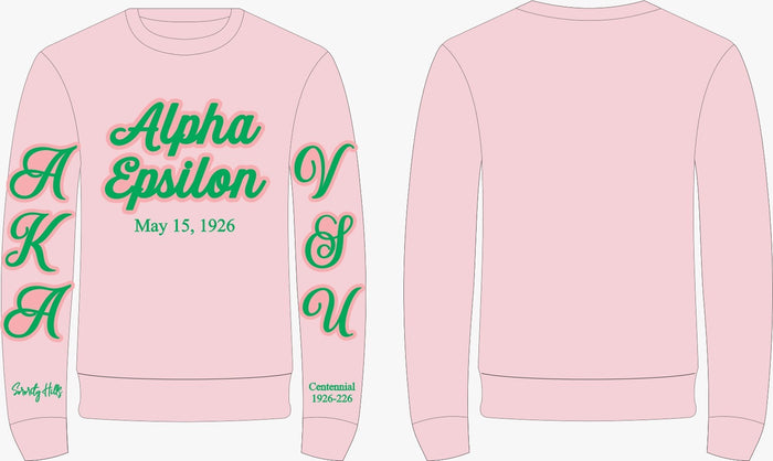 Alpha Epsilon Homecoming Centennial Capsule Sweatshirt  PREORDER ONLY. Last day to order 6/26.