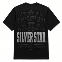 Silver Star Noire Scholarship, Service & Sisterhood Graphic T-shirt