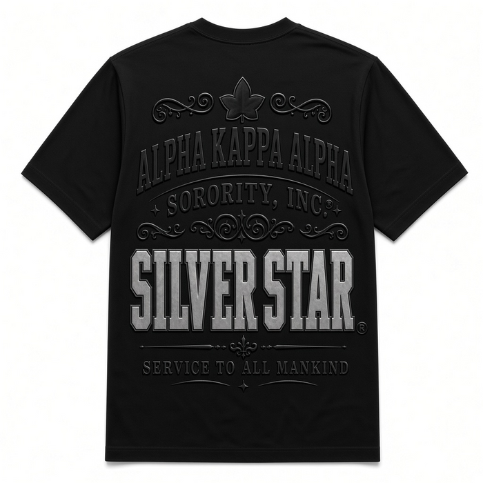 Silver Star Noire Scholarship, Service & Sisterhood Graphic T-shirt