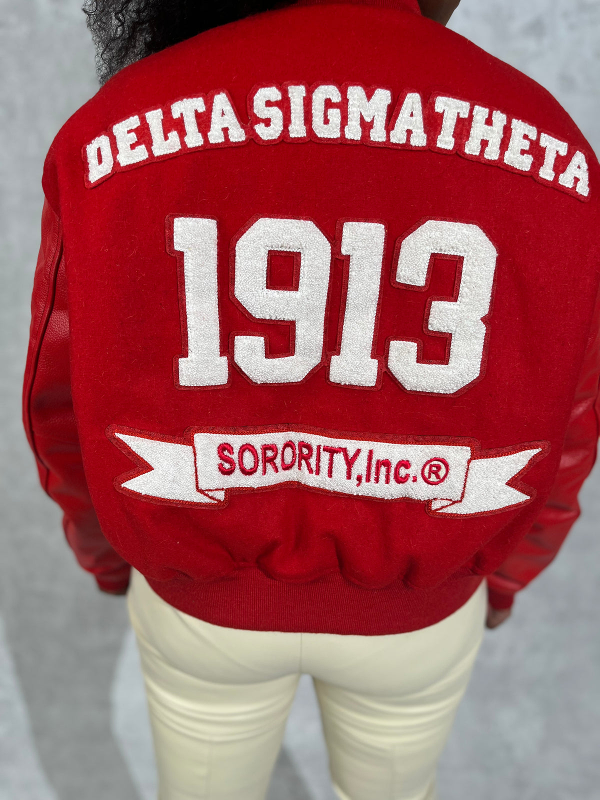 Double Redz Crop Varsity