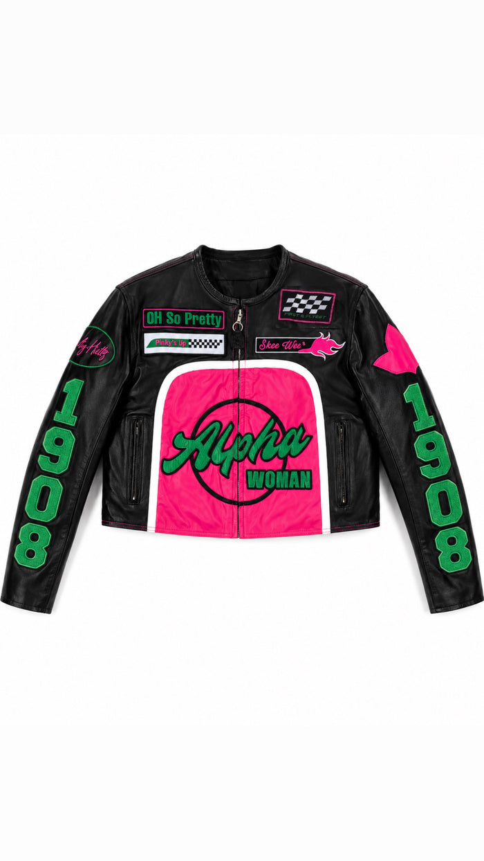 (Pre-order Oct 10th-Oct 17th) Expected Ship Date (Nov 20th-25th) Limited Edition AKA Motorsport Leather Motorcycle Jacket