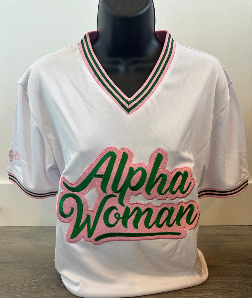 Alpha Woman Pink Dri-fit Jersey