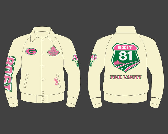 Grambling State Fall 21 Crop All White Leather Varsity