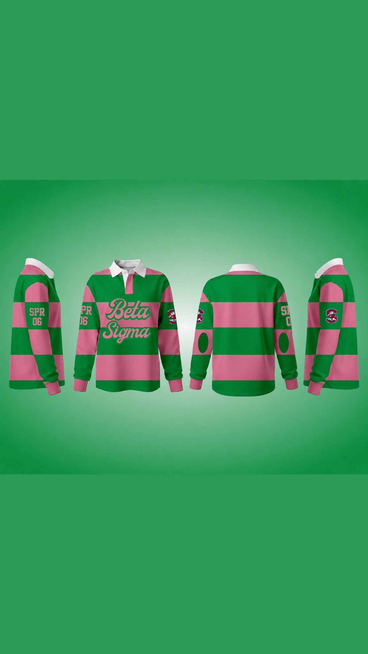 Beta Sigma Custom Homecoming Rugby