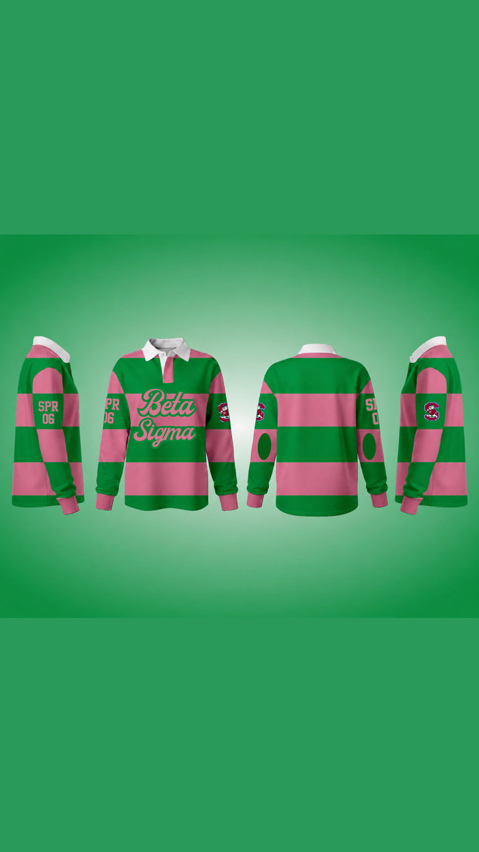 Beta Sigma Custom Homecoming Rugby
