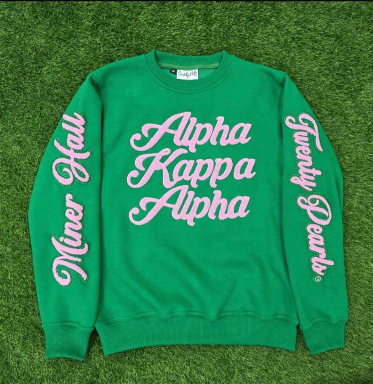 Kelly Green 1908 Stacked Crewneck