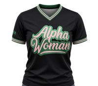 Alpha Woman Black Dri-fit Jersey