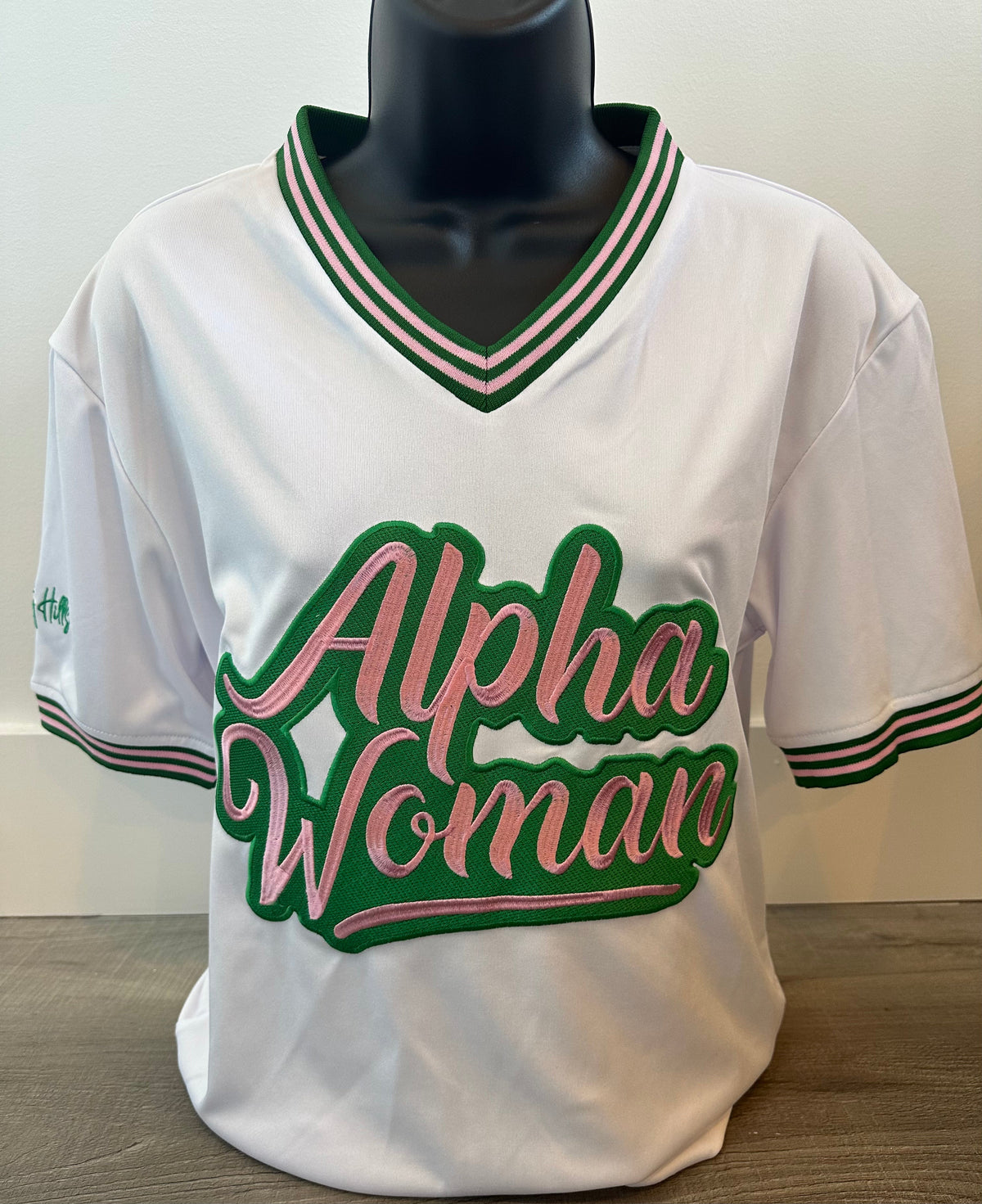 Alpha Woman Green Dri-fit Jersey