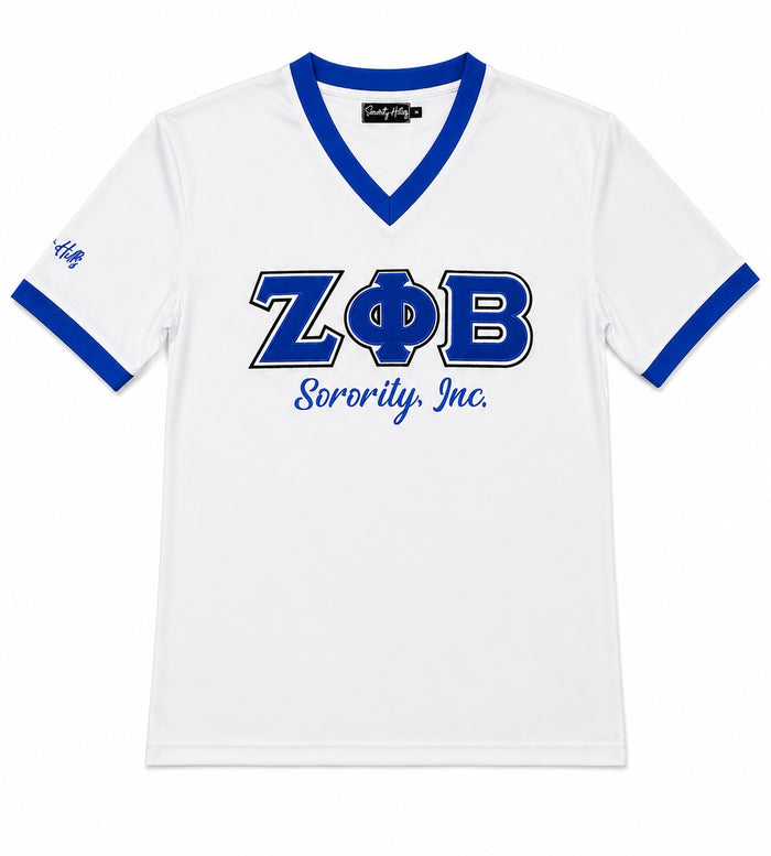Boule Zeta Phi Beta White Dri-Fit shirt