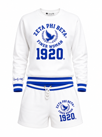 Zeta Dove White Classic Short Set