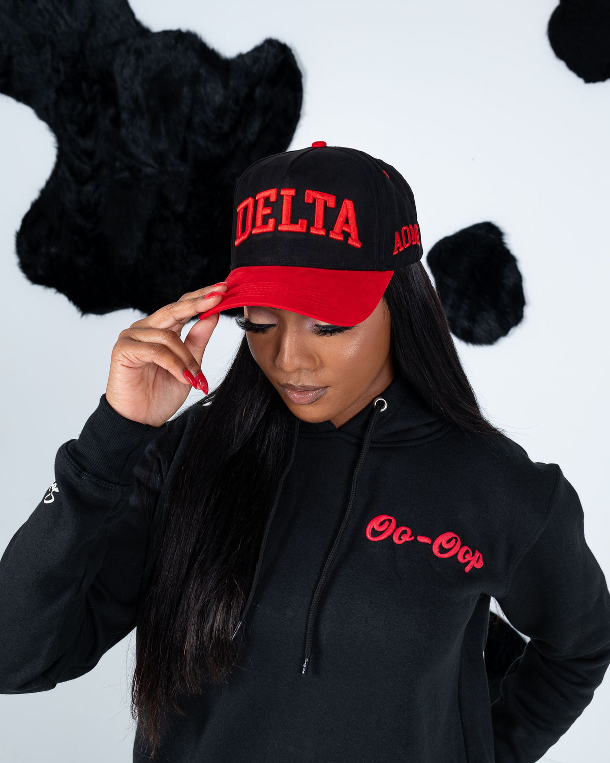 Delta AOML Noire SnapBack – Sorority Hills