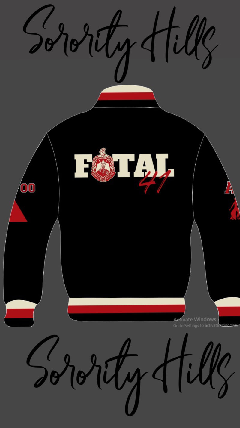 AH Full Length Leather Varsity