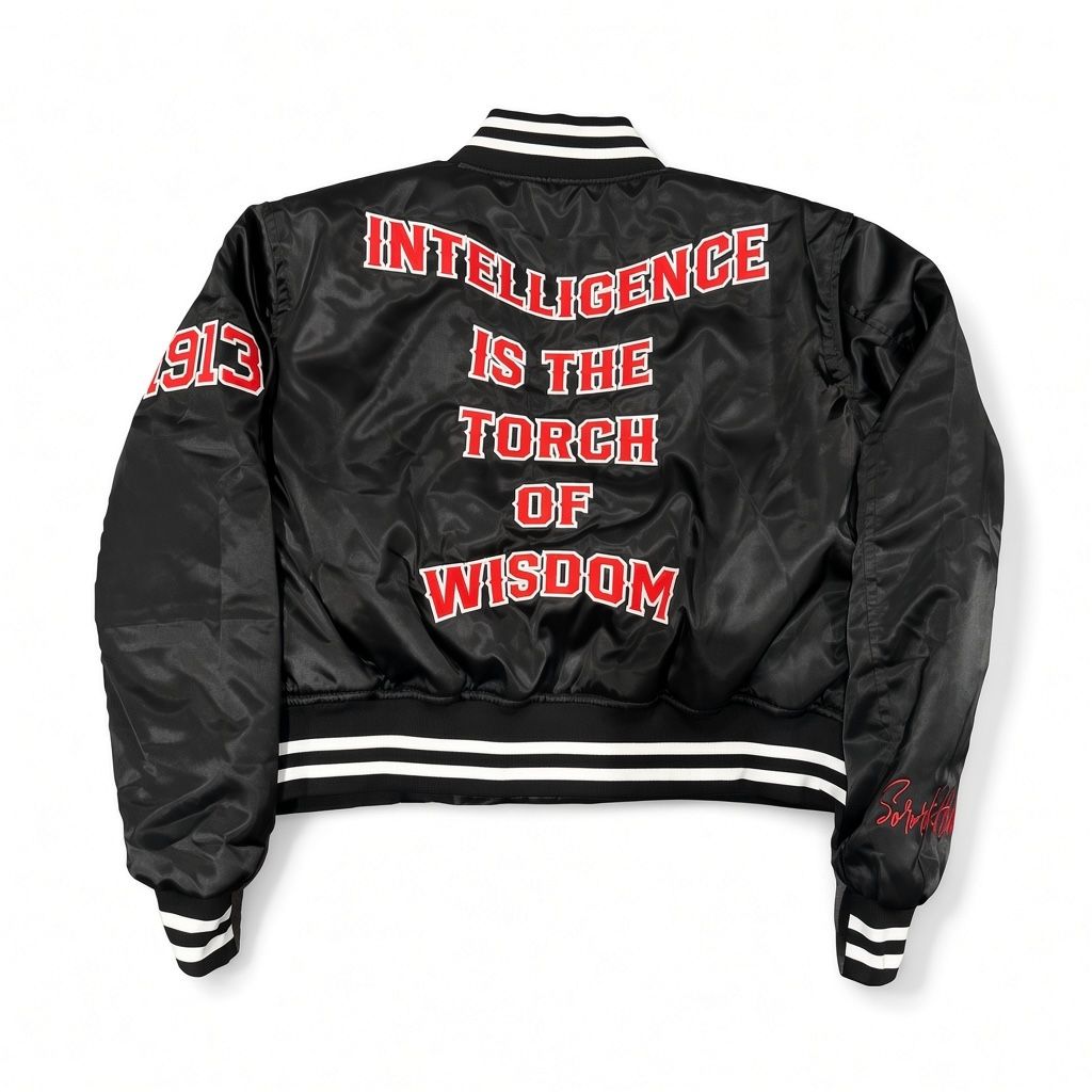 To Be A Delta Noire Vintage Bomber