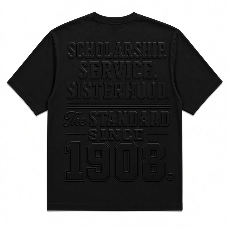 Noire Scholarship, Service & Sisterhood Graphic T-shirt