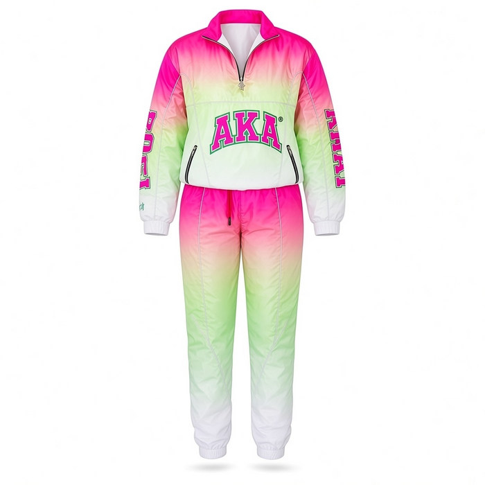 AKA Ombré Windbreaker Tracksuit