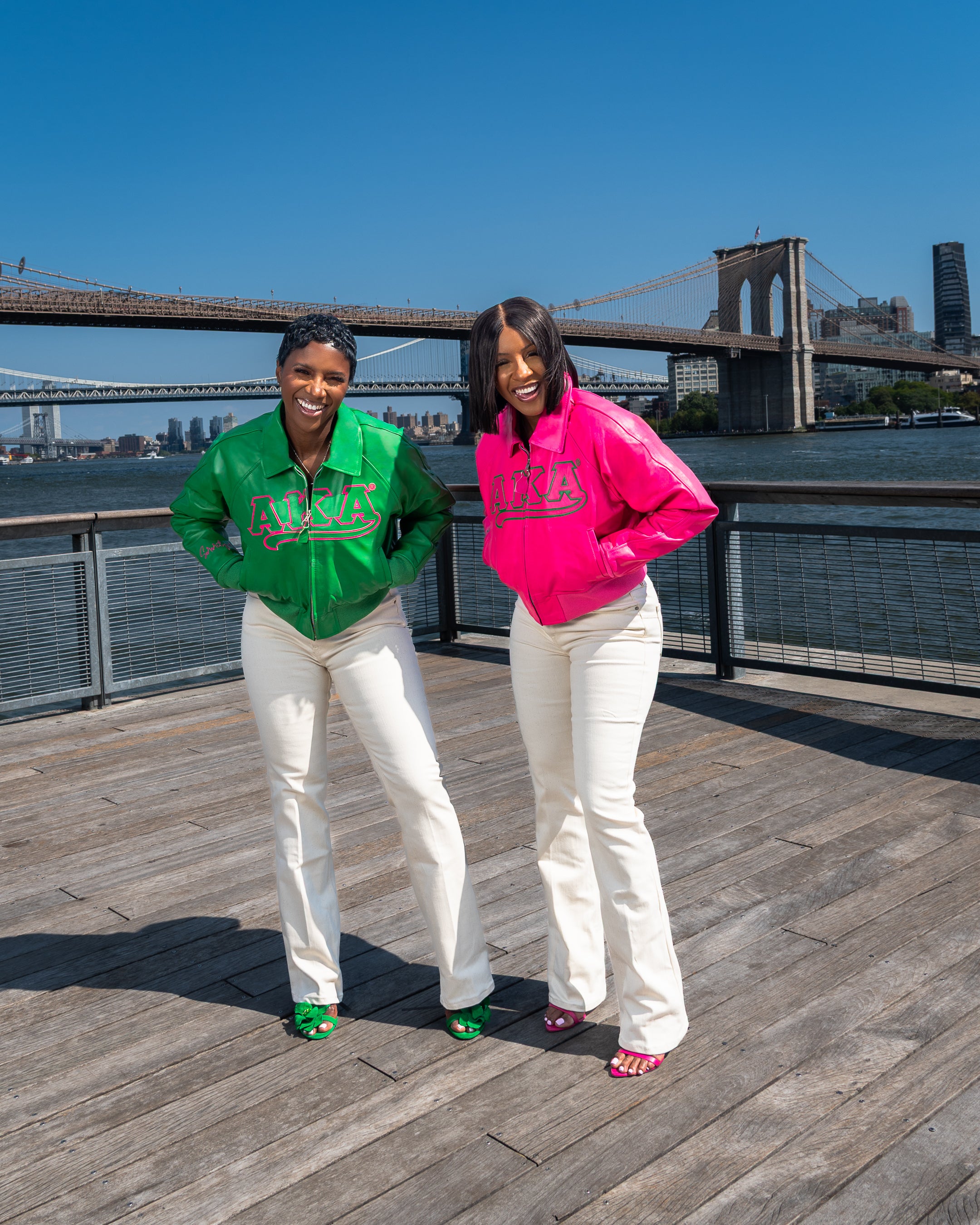 All Eyes On Me Green AKA Crop Leather Bomber – Sorority Hills