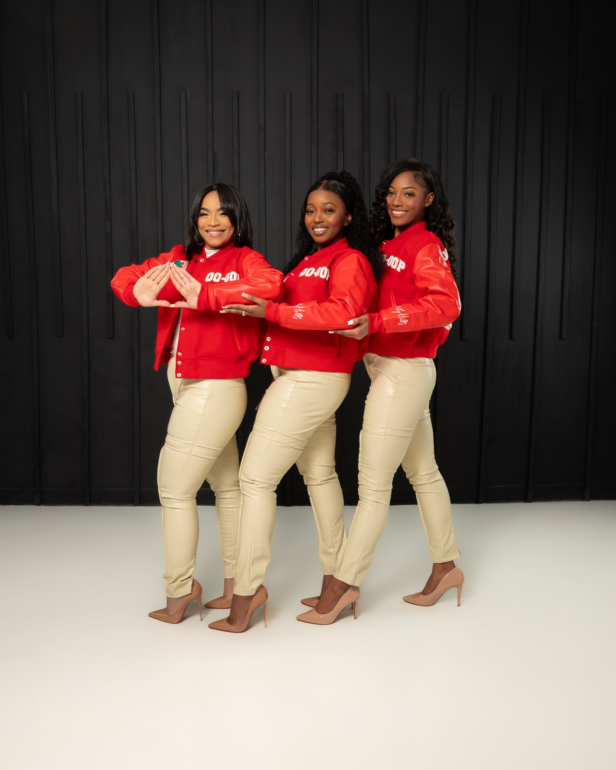 Double Redz Crop Varsity – Sorority Hills