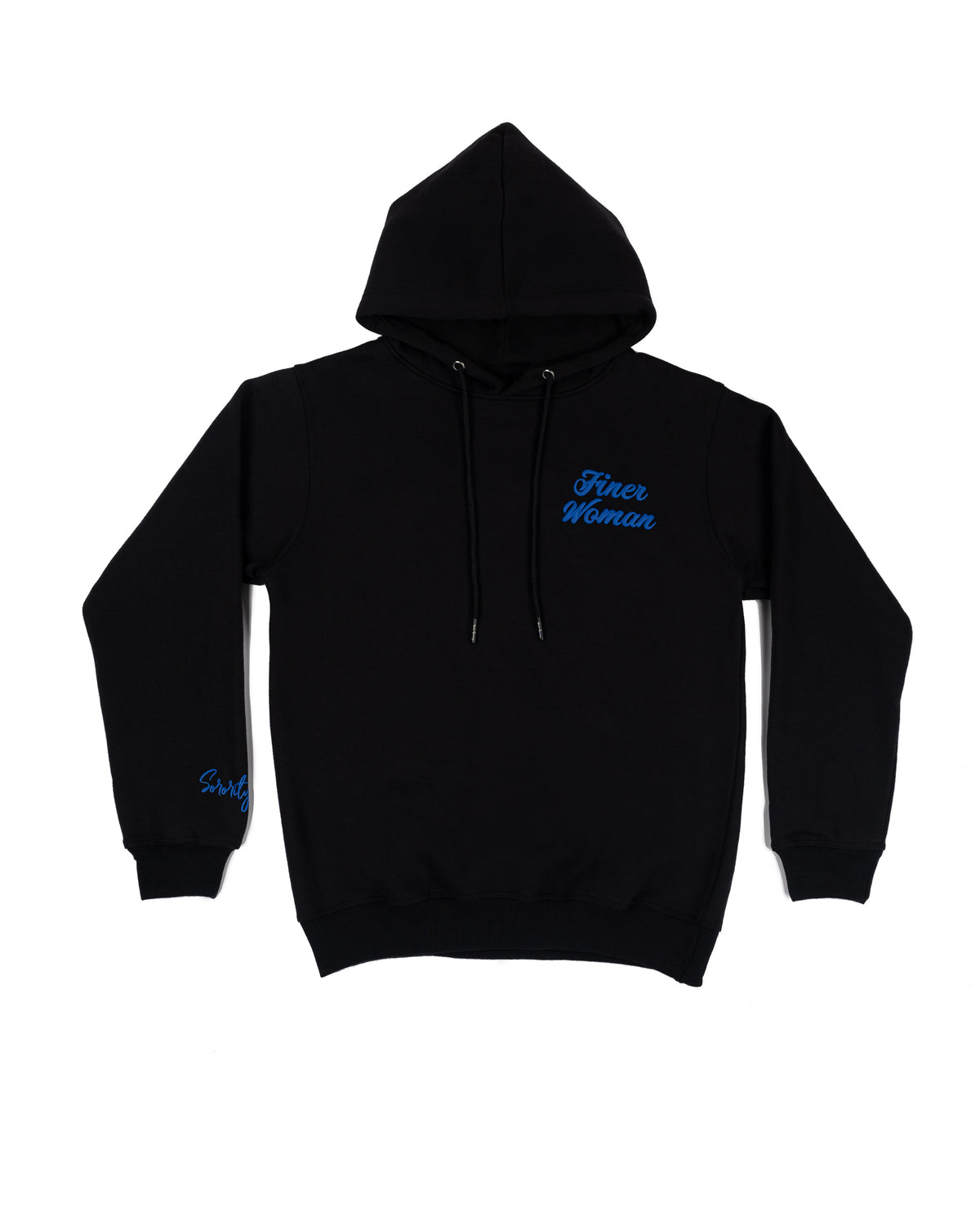 Finer Woman Zeta Phi Beta Noire Hoodie