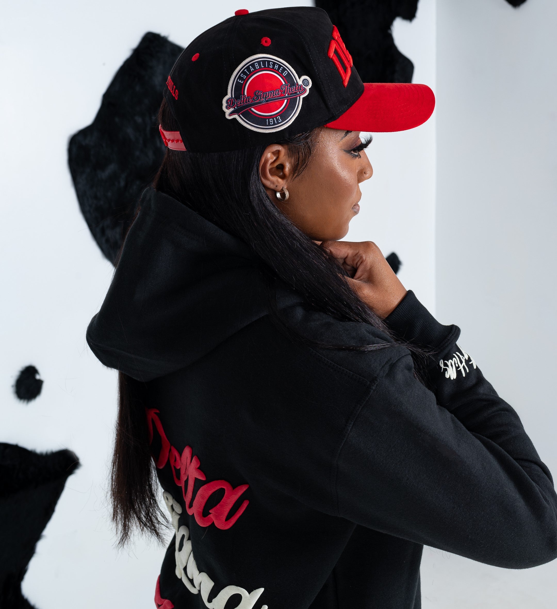 Oo Oop Delta Sigma Theta Noire Hoodie Sorority Hills