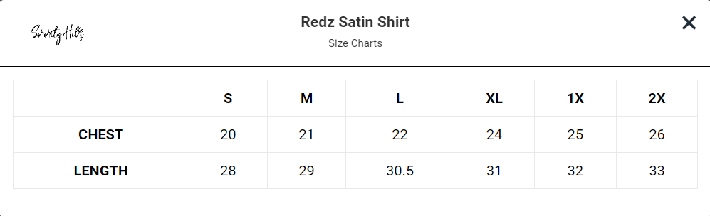 Redz Satin Shirt