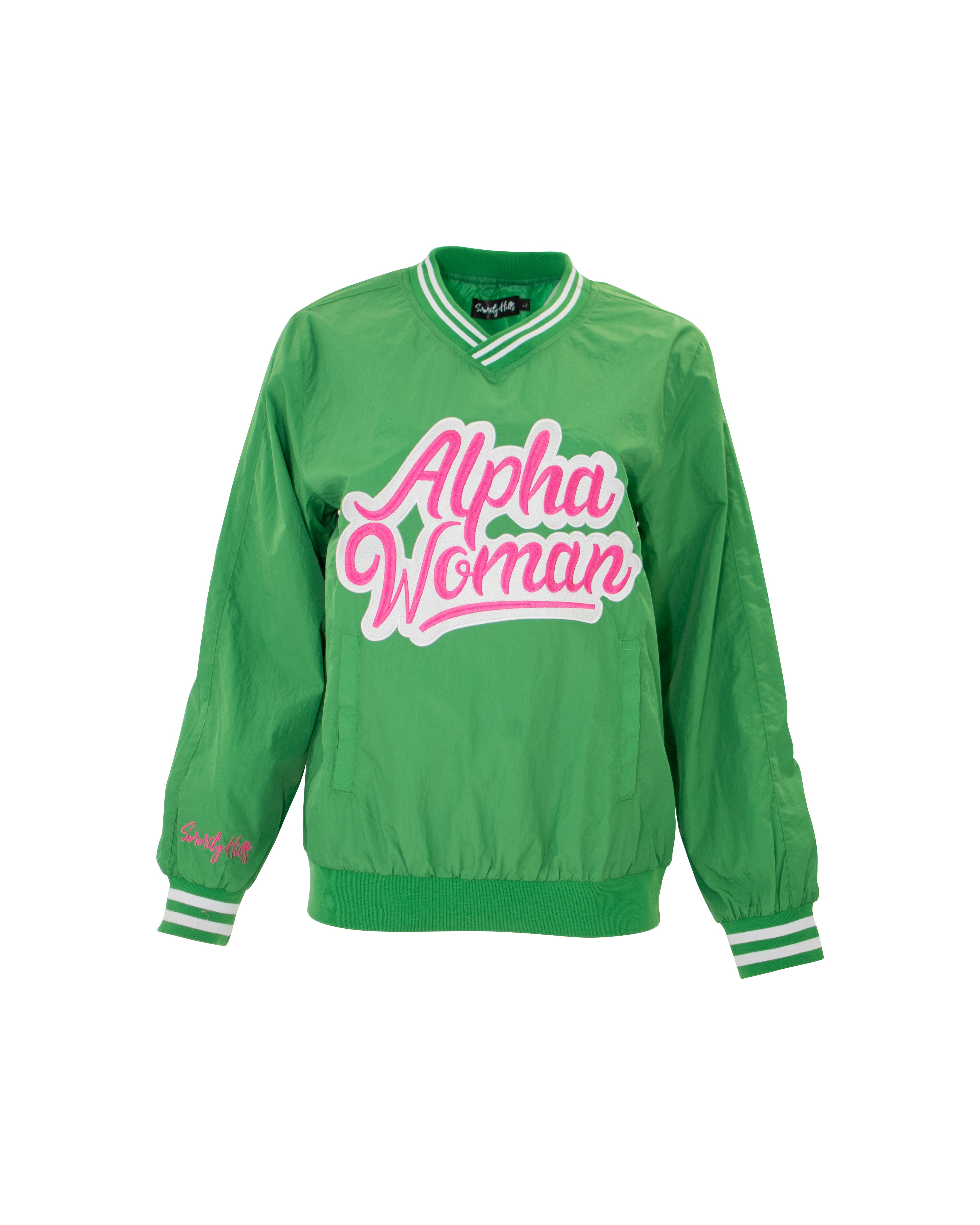 Alpha Woman Green Pullover – Sorority Hills