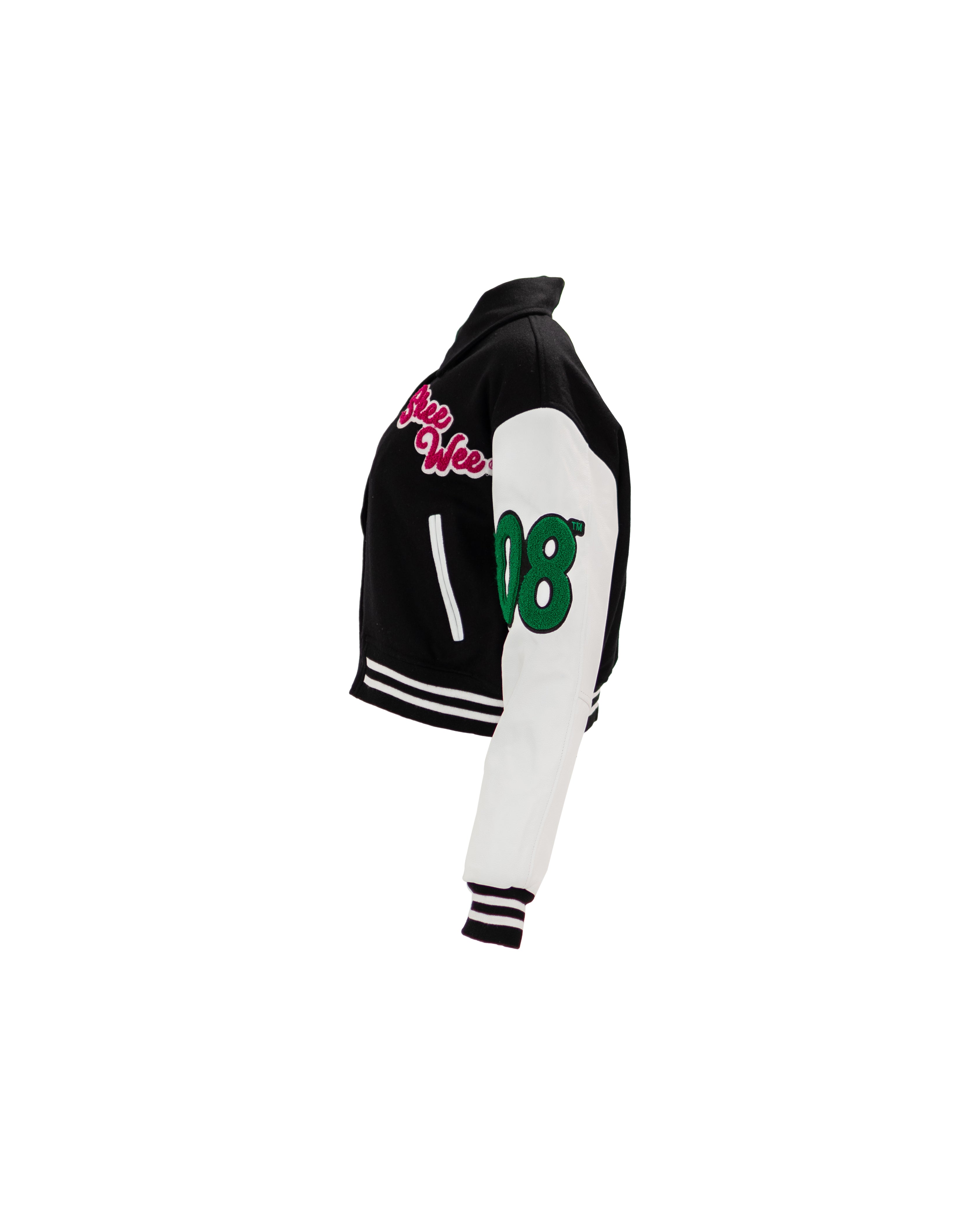 Opposites Attract Crop Varsity Jacket – Sorority Hills
