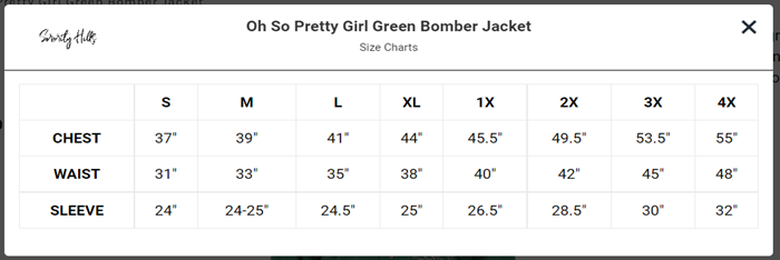 Oh So Pretty Girl Green Bomber Jacket