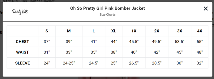 Oh So Pretty Girl Pink Bomber Jacket